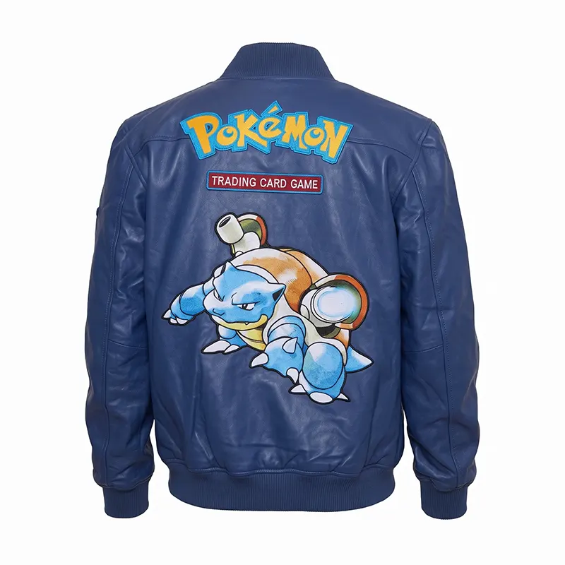 Pokemon Armored Water Turtle Bomber Jacket - Image 2