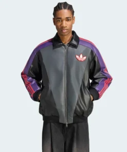 Pokemon x Adidas 30th Anniversary Gengar Leather Jacket