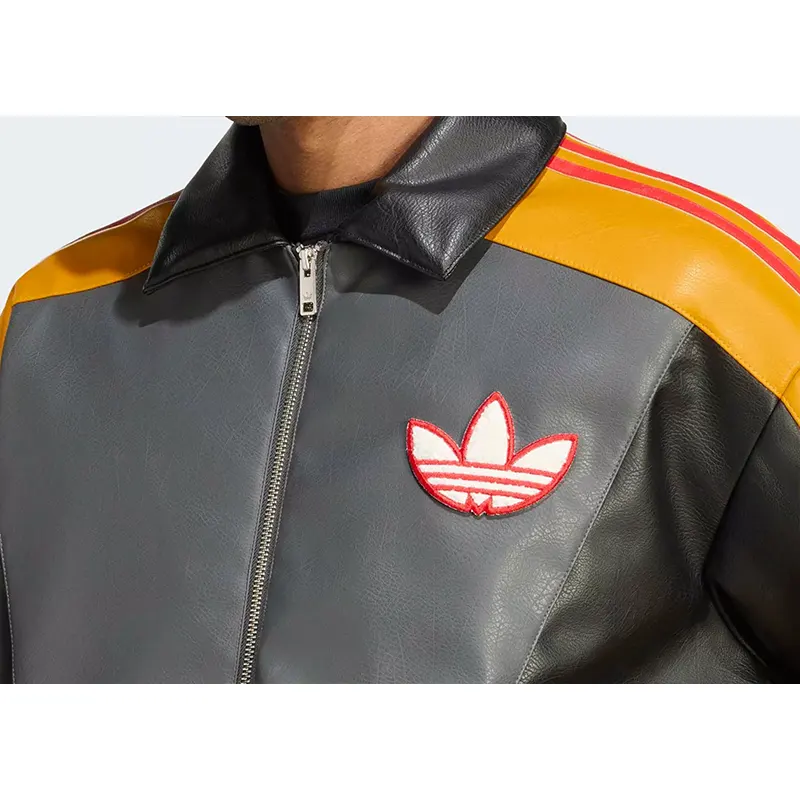 Pokemon x Adidas 30th Anniversary Pikachu Leather Jacket - Image 4