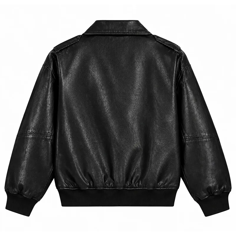 Post Malone Black Leather Jacket - Image 2