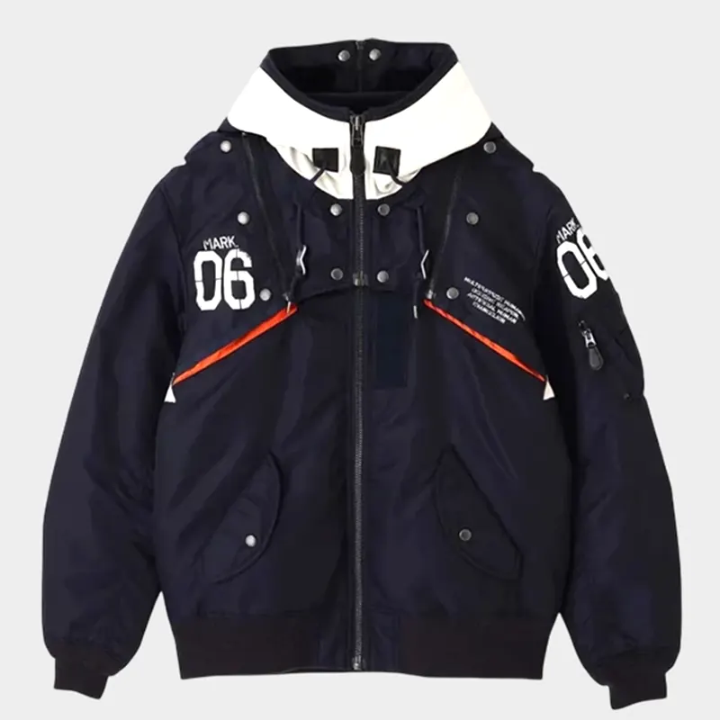 Radio Eva x Avirex Ma-1 Flight Navy Blue Jacket