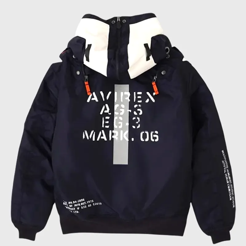 Radio Eva x Avirex Ma-1 Flight Navy Blue Jacket - Image 2