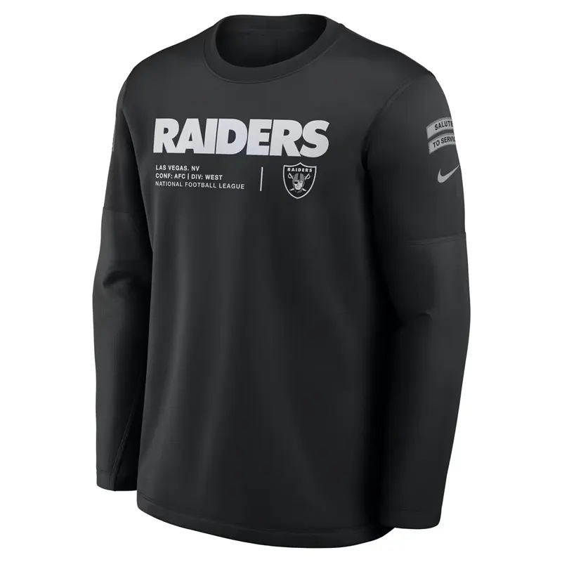 Raiders 2026 Salute to Service Crewneck Sweatshirt - Image 3