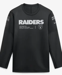 Raiders 2026 Salute to Service Crewneck Sweatshirt