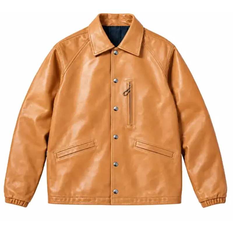 Ray Kwok Leather Coach Jacket