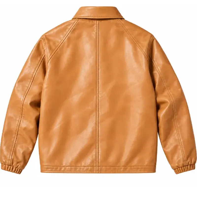 Ray Kwok Leather Coach Jacket - Image 2