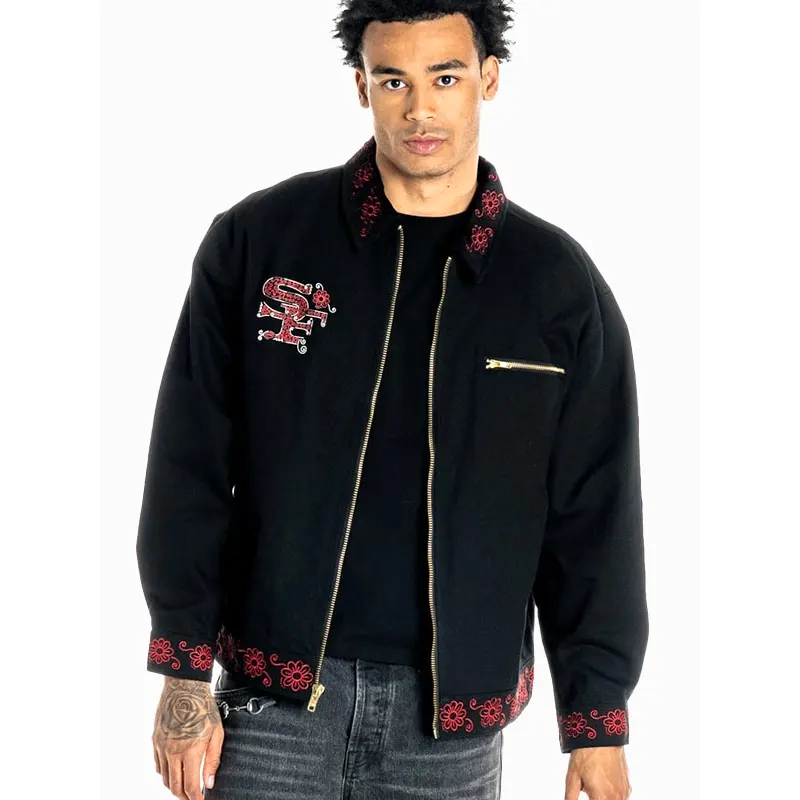 San Francisco 49ers 2026 Latino Heritage Denim Jacket