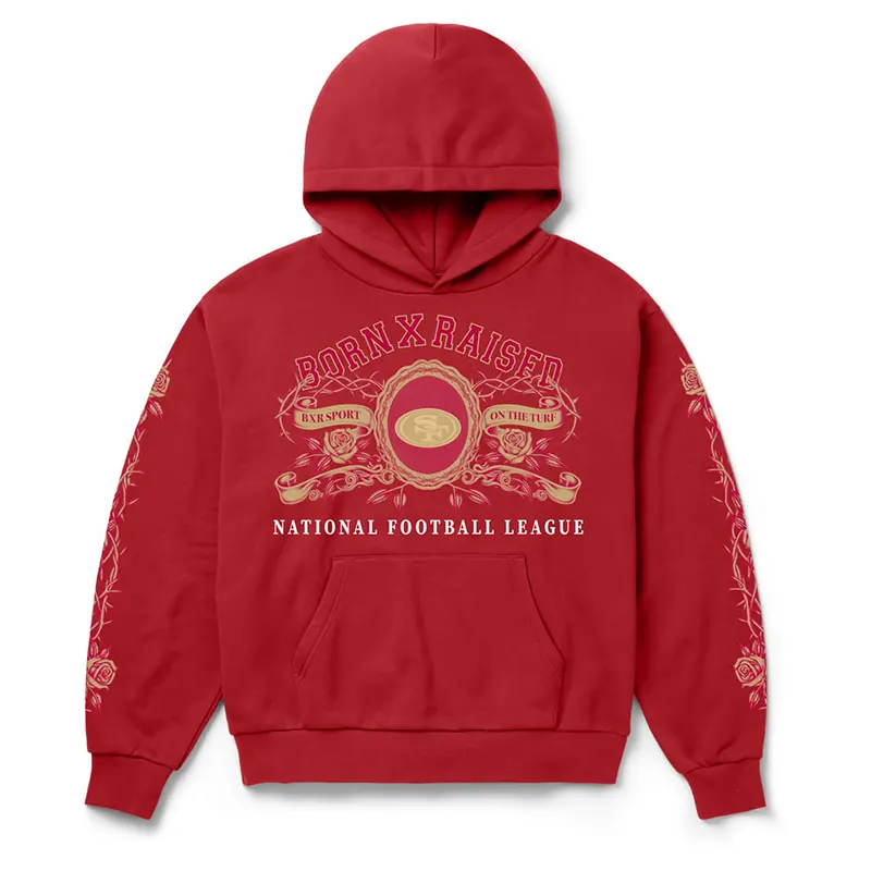San Francisco 49ers Born x Raised Crest Hoodie - Image 2