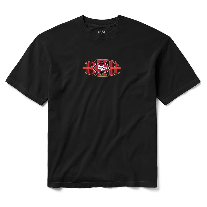 San Francisco 49ers Born x Raised Unisex Block Letter T-Shirt - Image 2