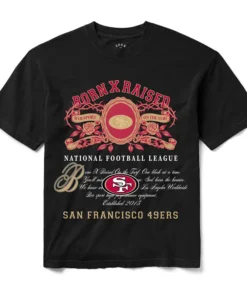 San Francisco 49ers Born x Raised Unisex Crest T-Shirt