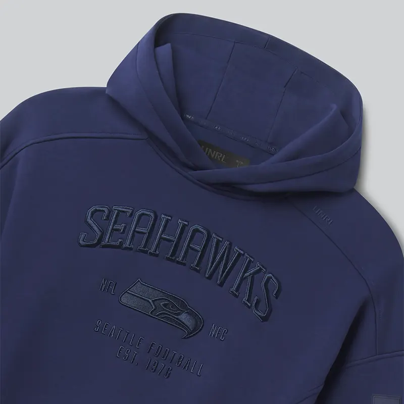NFL Seattle Seahawks LTD. TerraBlend Navy Hoodie - Image 3