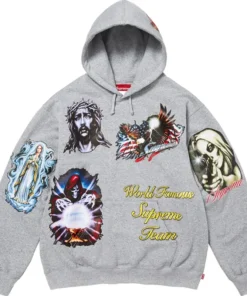 Supreme Stickers Hooded Sweatshirt