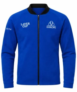 Team Europe Laver Cup Blue Varsity Jacket