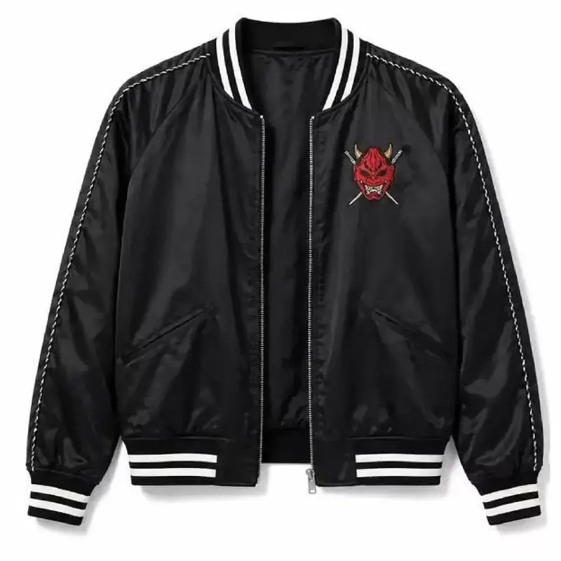 Tommy Pitera Black Bomber Jacket