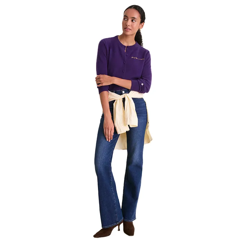 Tuckernuck x Fanatics Baltimore Ravens Cashmere Riley Cardigan - Image 4