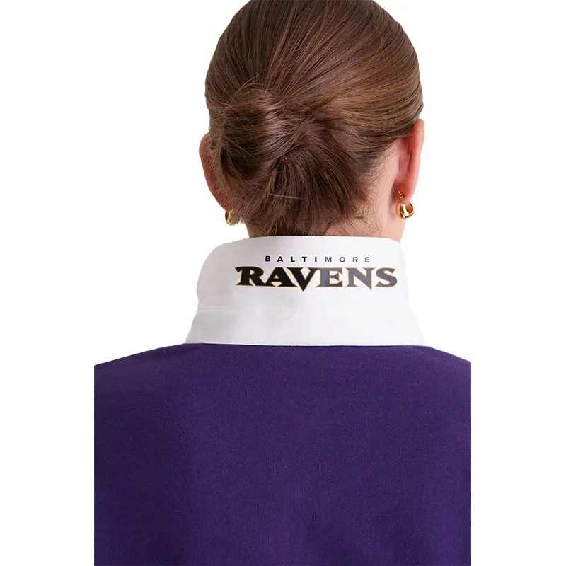 Tuckernuck x Fanatics Baltimore Ravens Rugby Polo Shirt - Image 2