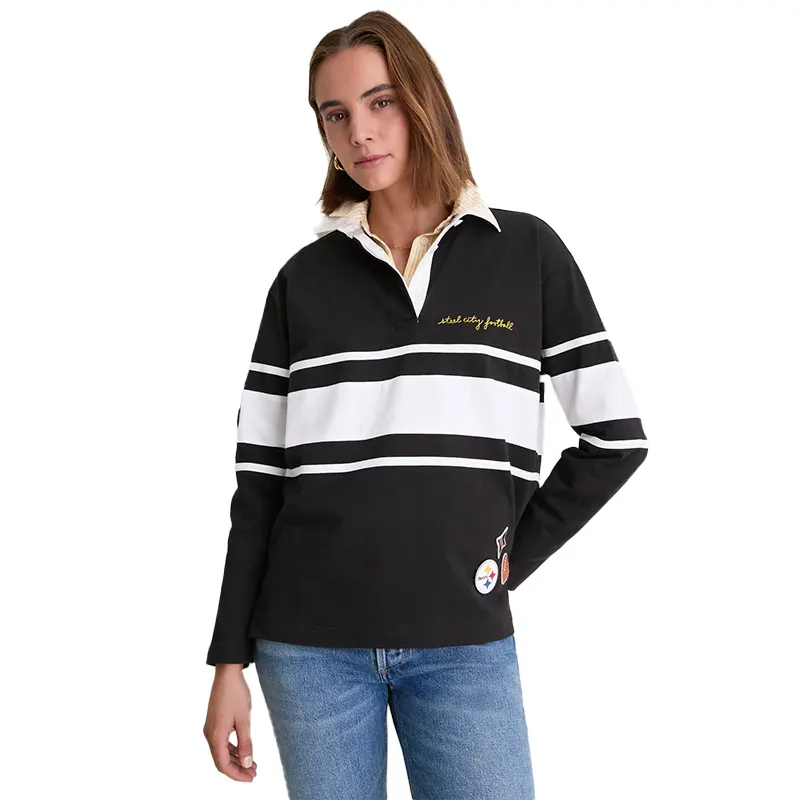 Tuckernuck x Fanatics Pittsburgh Steelers Rugby Polo Shirt