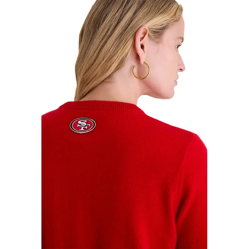 Tuckernuck x Fanatics San Francisco 49ers Cashmere Riley Cardigan - Image 2