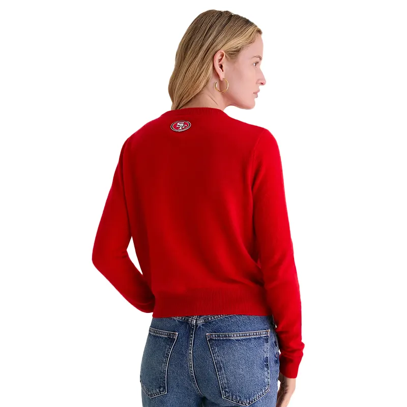 Tuckernuck x Fanatics San Francisco 49ers Cashmere Riley Cardigan - Image 6