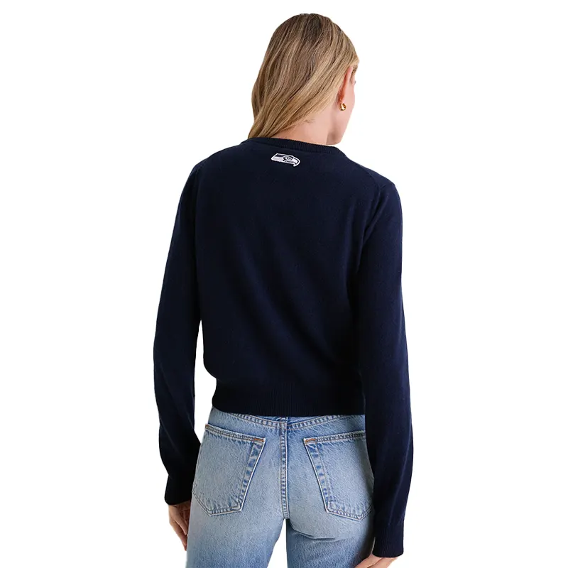 Tuckernuck x Fanatics Seattle Seahawks Cashmere Riley Cardigan - Image 6