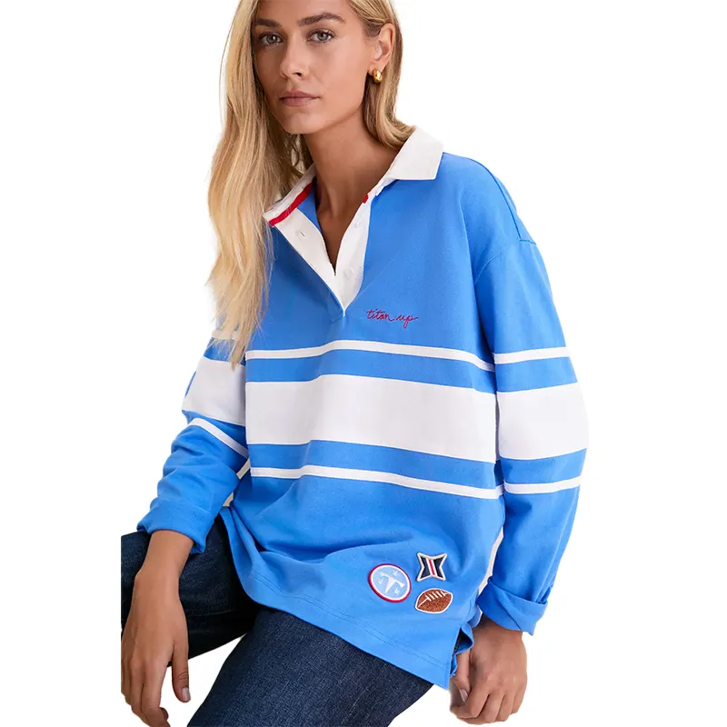 Tuckernuck x Fanatics Tennessee Titans Rugby Polo Shirt - Image 2