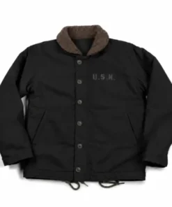 US Navy N-1 Deck Black Jacket