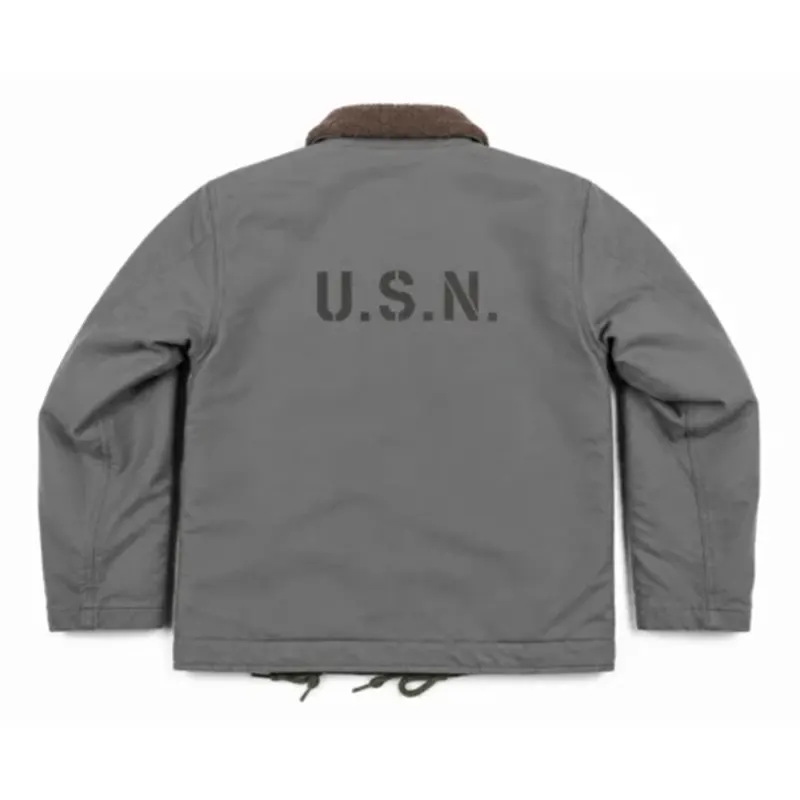 US Navy N-1 Deck Grey Jacket - Image 2