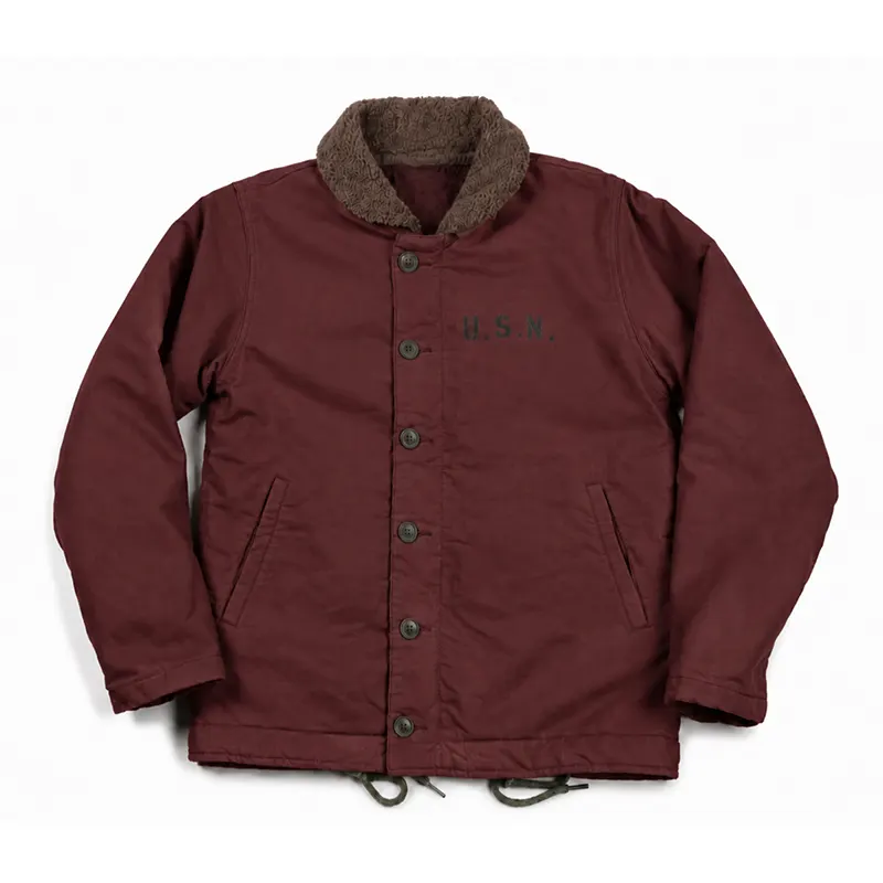 US Navy N-1 Deck Maroon Jacket