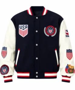US Soccer x Jeff Hamilton Varsity Jacket