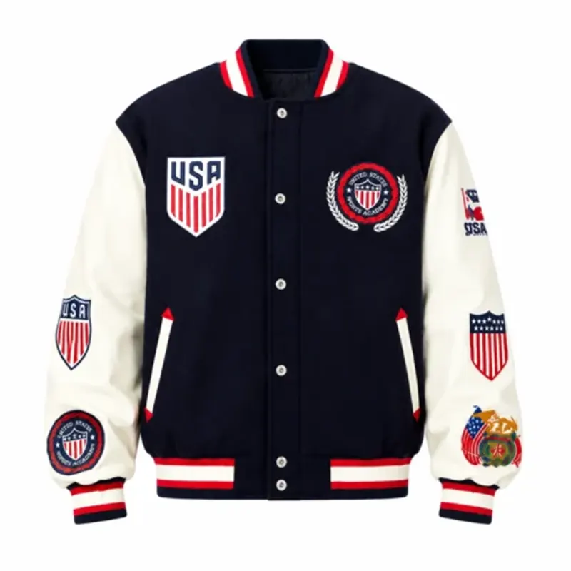 US Soccer x Jeff Hamilton Varsity Jacket