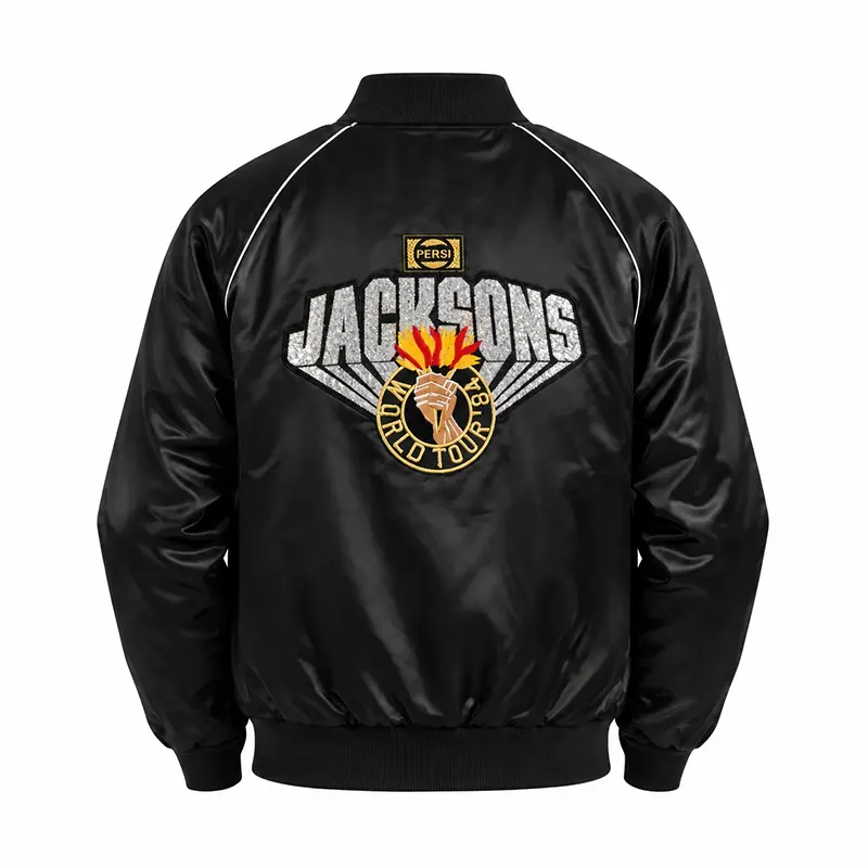 Victory Tour 5 1984 Michael Jackson Bomber Jacket - Image 2