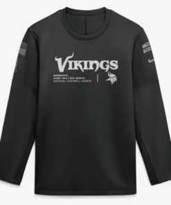 Vikings 2026 Salute to Service Crewneck Sweatshirt