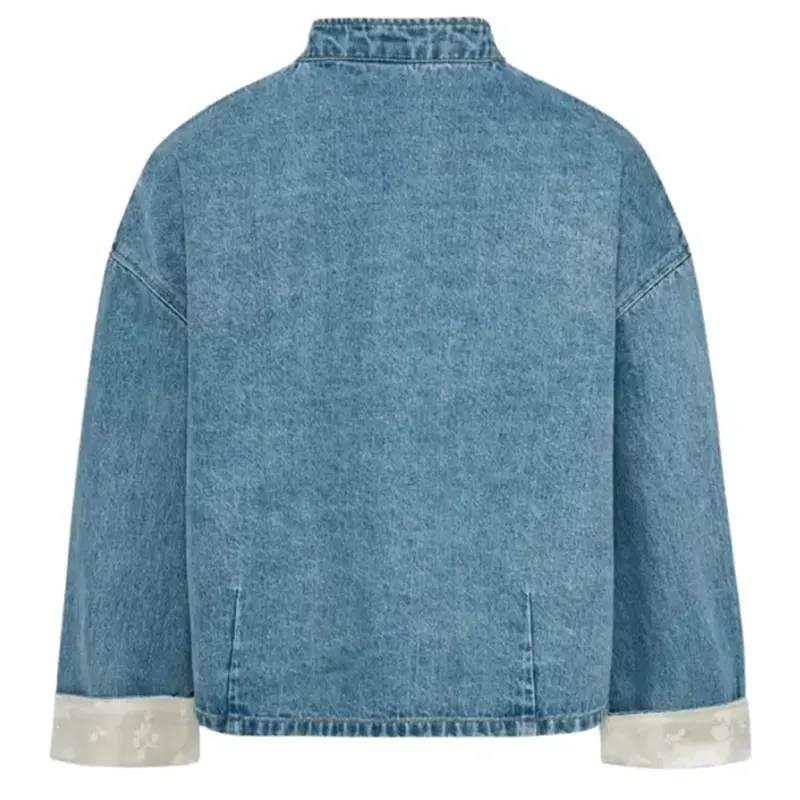 Women New Chinese Denim Jacket - Image 2