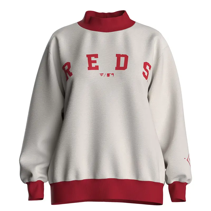 Women's Cincinnati Reds Fanatics Cream Sweatshirt