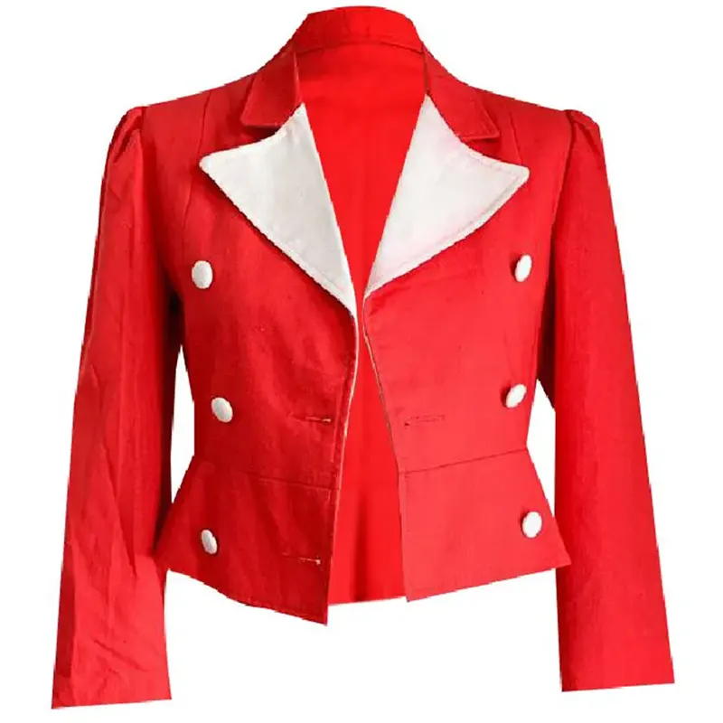 Womens Vintage Red Blazer