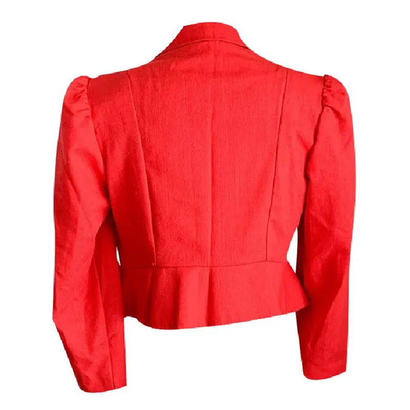 Womens Vintage Red Blazer - Image 2