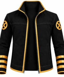 X-Men Mutant Black and Gold Jacket