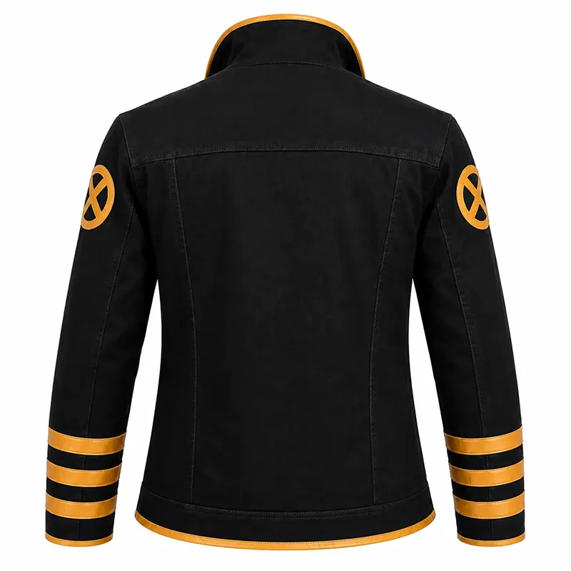 X-Men Mutant Black and Gold Jacket - Image 2