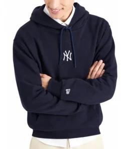 Yankees Navy Blue Fleece Hoodie