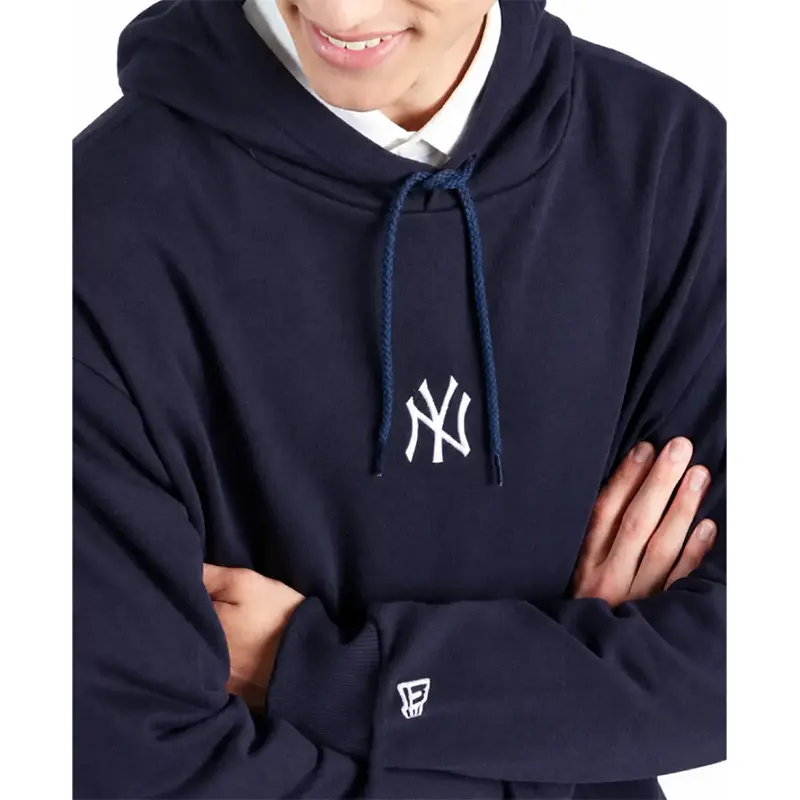 Yankees Navy Blue Fleece Hoodie - Image 2