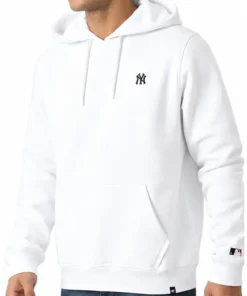 Yankees Pullover White Hoodie