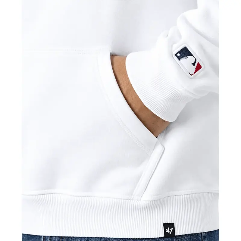 Yankees Pullover White Hoodie - Image 3